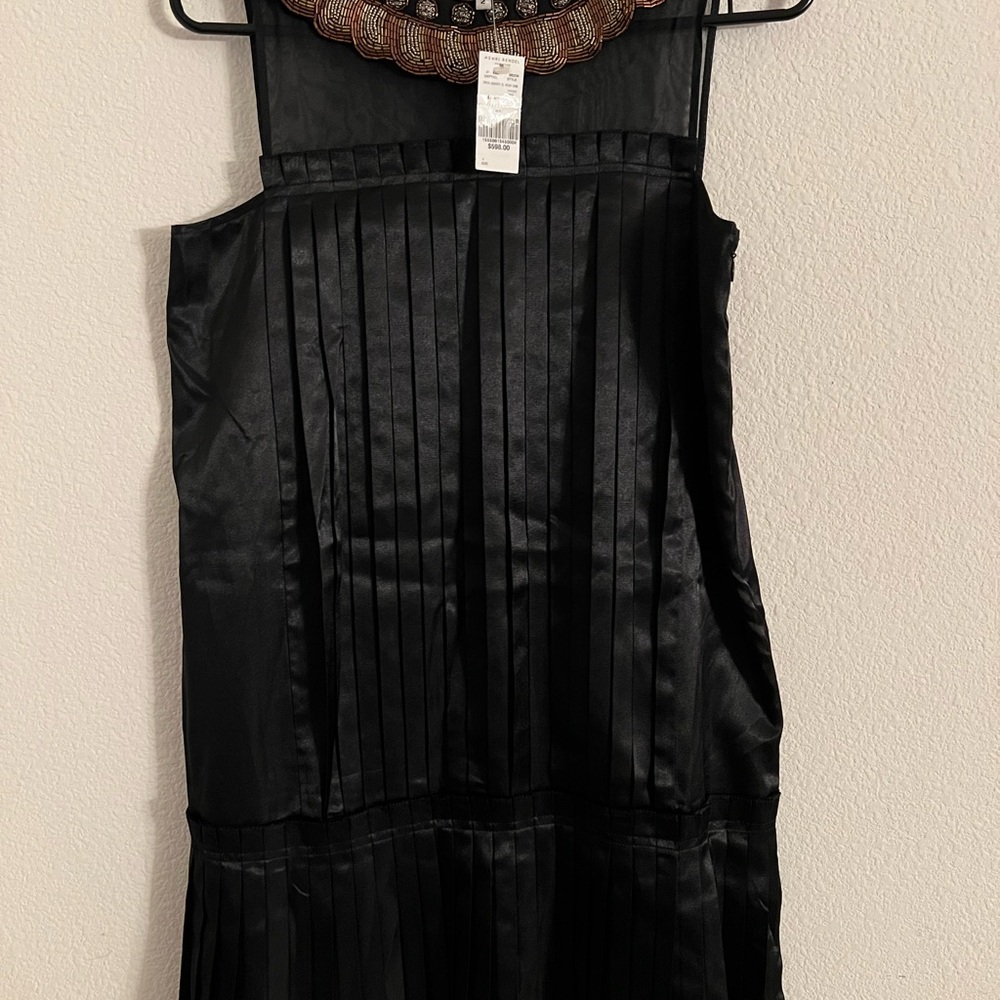 Black Elegant Pleaded Cocktail Dress 1920’s